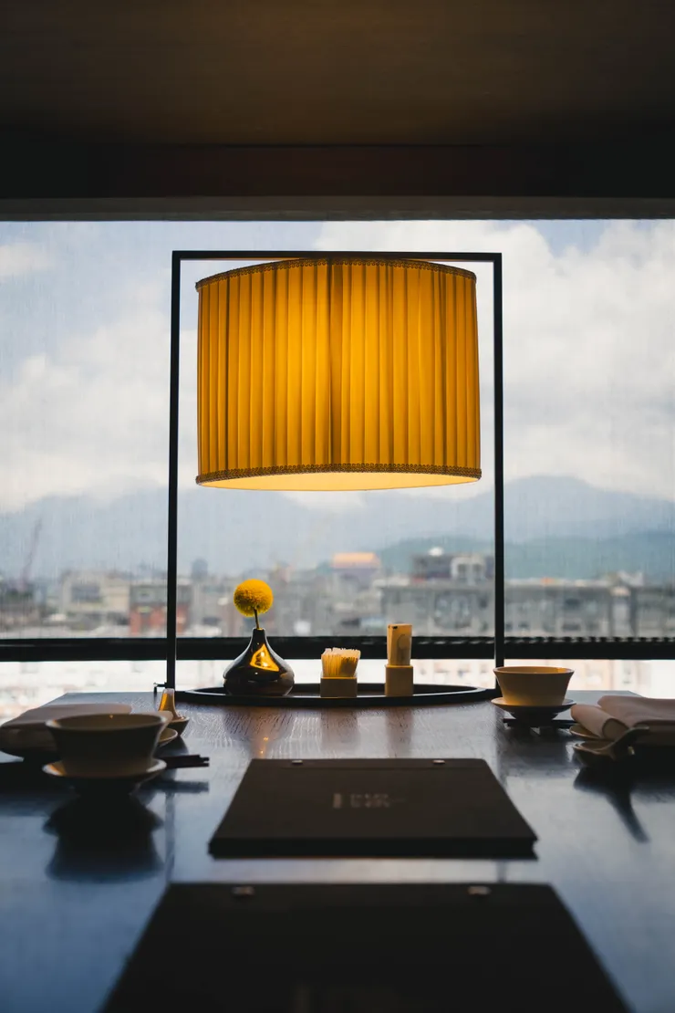 餐廳位在21樓，景色非常遼闊、將台北市盡收眼底。