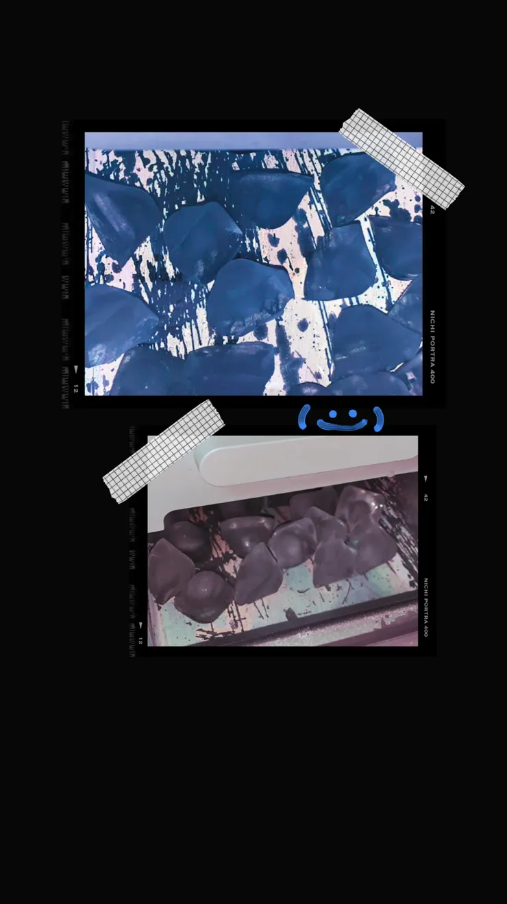 獻上冰塊的照片