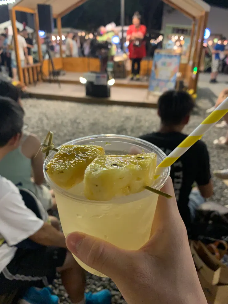 小米酒特調喝起來淡如檸檬水，但後勁超強