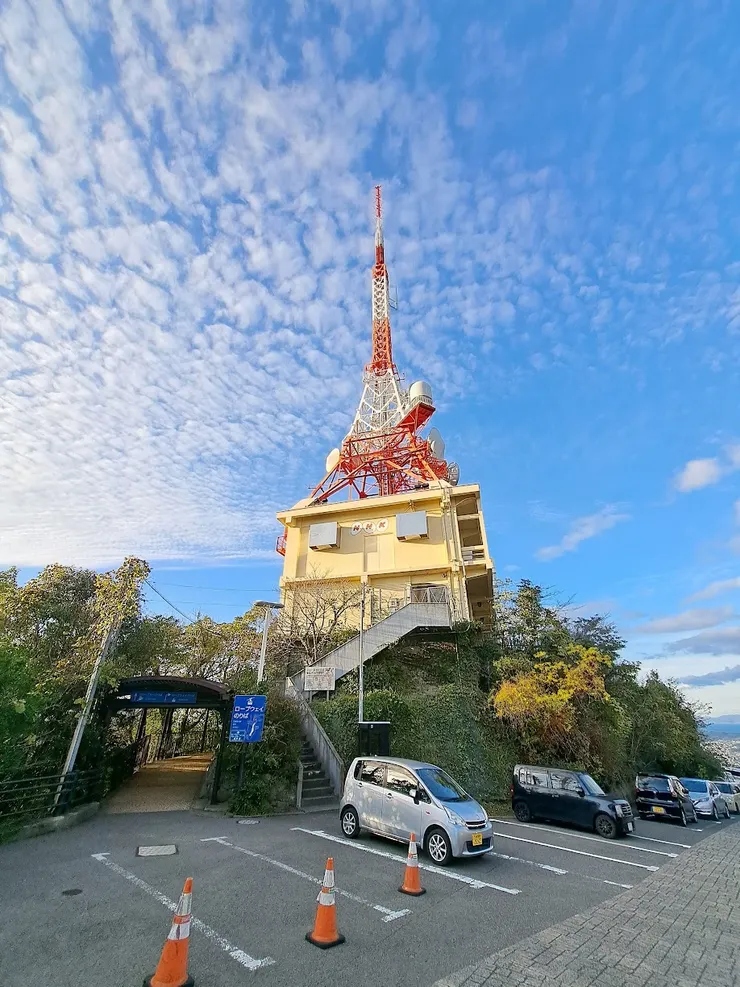 山頂停車場一隅
