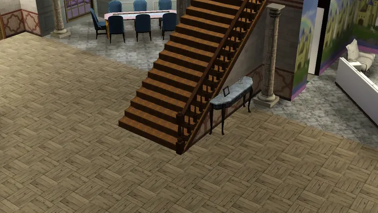 樓梯也出過場了。