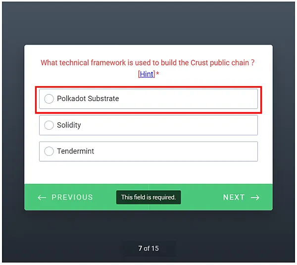 CoinMarketCap｜空投 教學 Crust Network CRU 代幣 (Learn Crypto. Earn Crypto.)