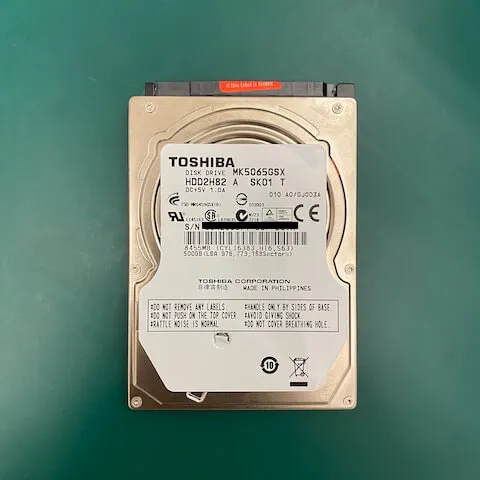 Toshiba MK5065GSX 資料救援推薦