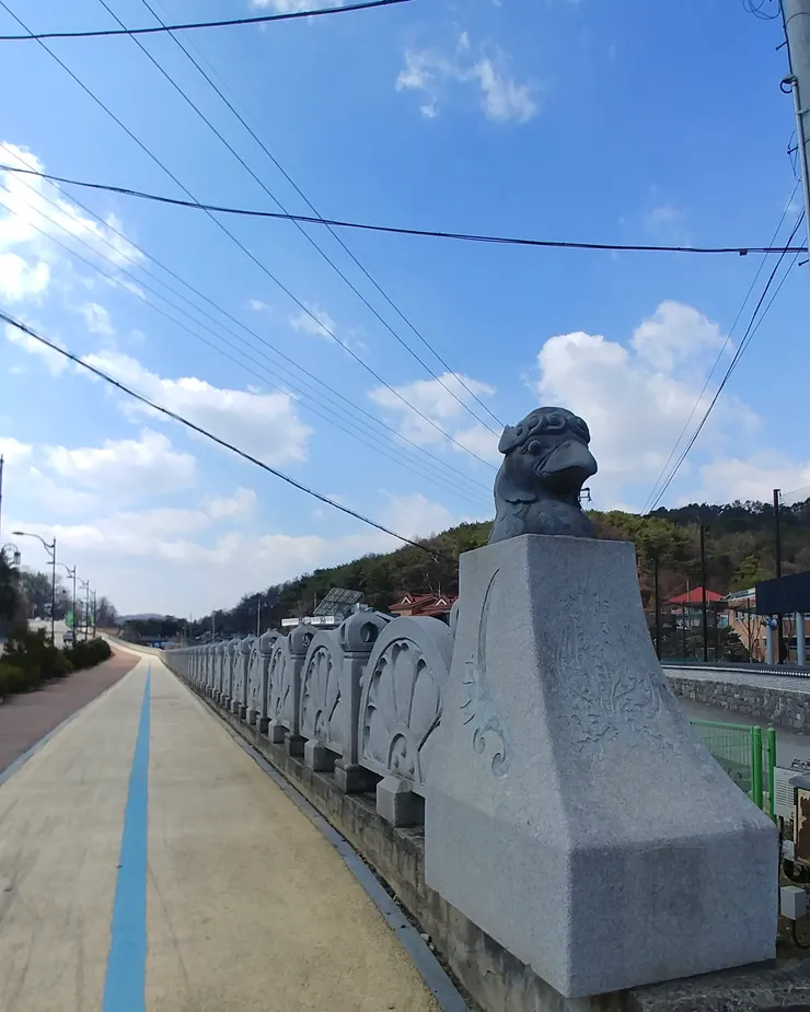 拍攝於2019年3月17日，韓國 公州市街景