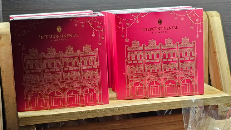 新加坡洲際酒店華麗的禮品包裝!