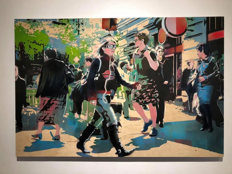 現代美術館展覽作品