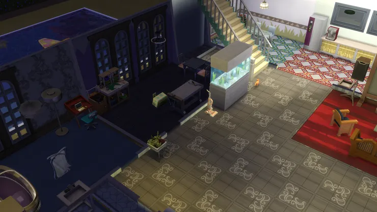 還有魚缸和吸塵機。