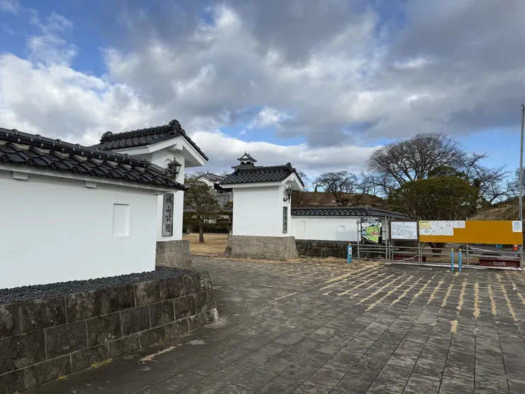 白河小峰城的城山公園。