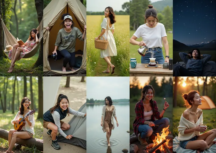 女性服飾穿搭參考書 20 露營 篇