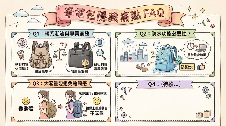 筆電包隱藏痛點 FAQ