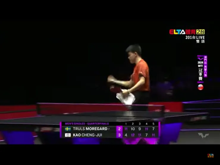 圖一：柚子同學長期堅持乒乓改善的成果