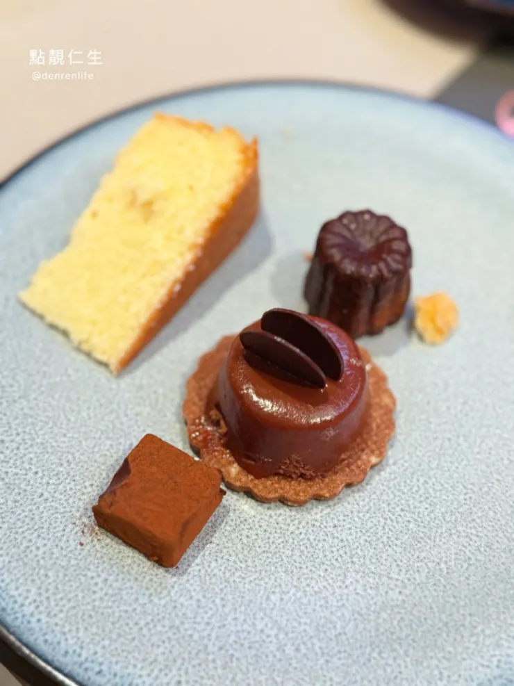 圖中三角形的就是好吃的 大吟釀酒香蛋糕