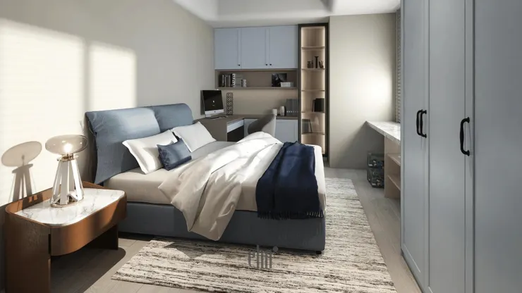 原作品連結：藝瓦設計品牌，御之苑D1，孩臥，成型門板系統櫃