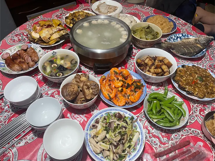 南部婆婆過年的菜