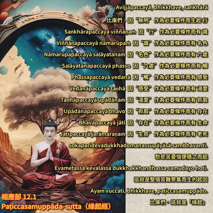 十二緣起引生一切苦