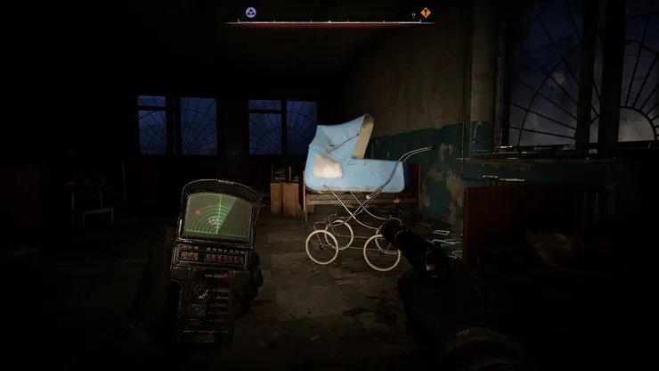 幼兒園內的娃娃車