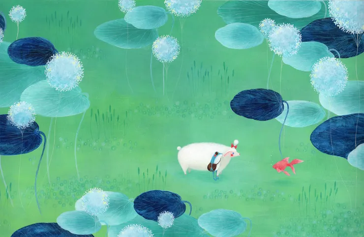 繪本: 走在夢的路上 作者:Satoe Tone