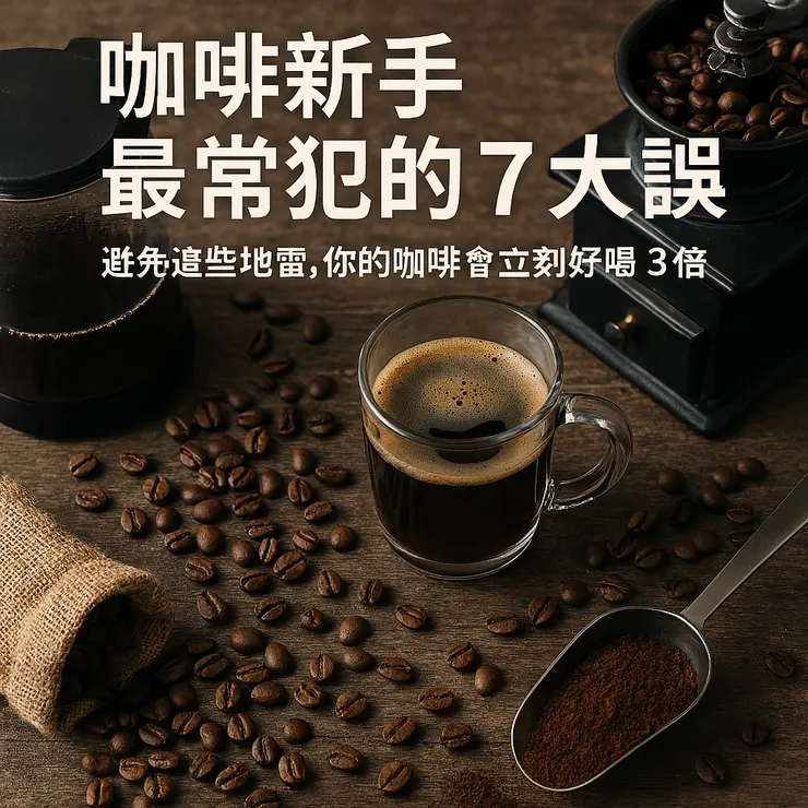 咖啡新手最常犯的 7 大錯誤｜避免這些地雷，你的咖啡會立刻好喝 3 倍