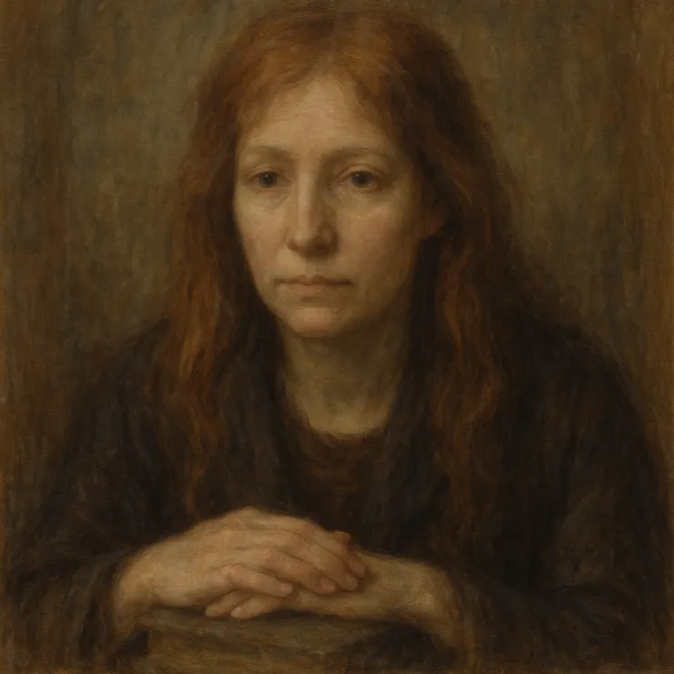 Jane held the paper gently, as if it were a bird's wing. Closing her eyes, she entered its quiet spaces, feeling the ink's pulse.