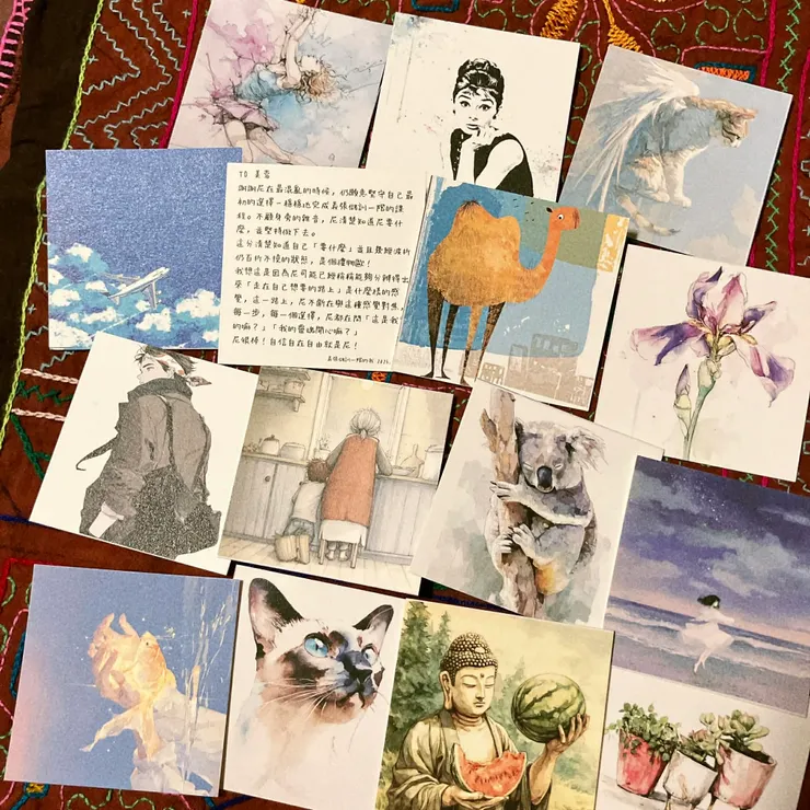 給團體夥伴的卡片