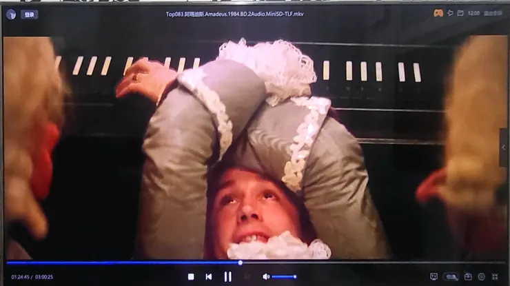 《莫札特傳》（Amadeus, 1984）電影截圖(李建崑攝影)