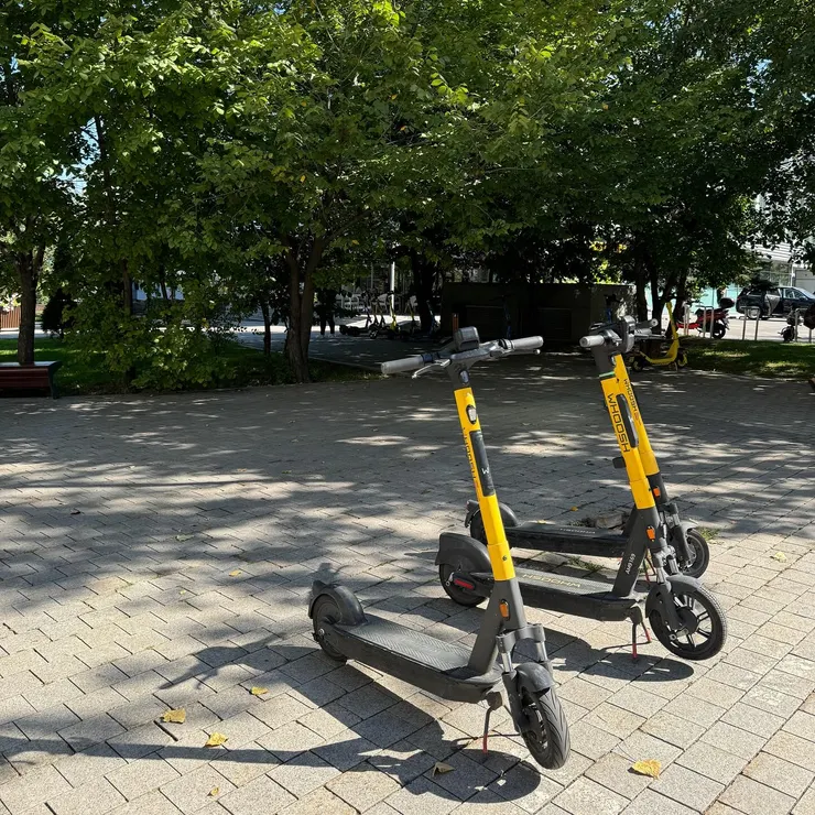 到處都有共享滑板車，需要停在指定區域