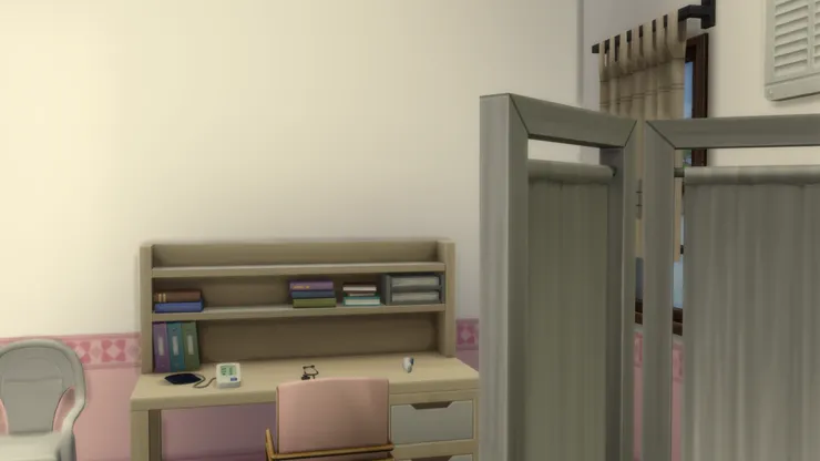 我不想這個醫療室難看又死板,令生病的學生更不舒服,而是有點像自己家的睡房,可以放鬆休息,也不會有太大壓力。