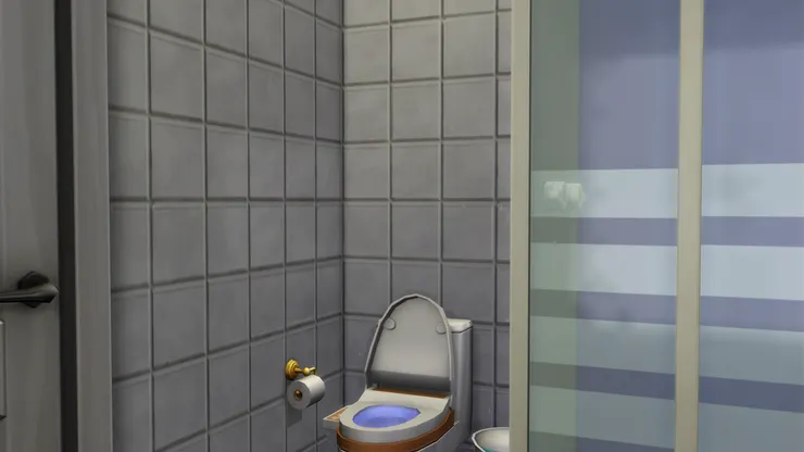 坐廁是先進的免治馬桶！聽說可以邊上邊聽音樂。