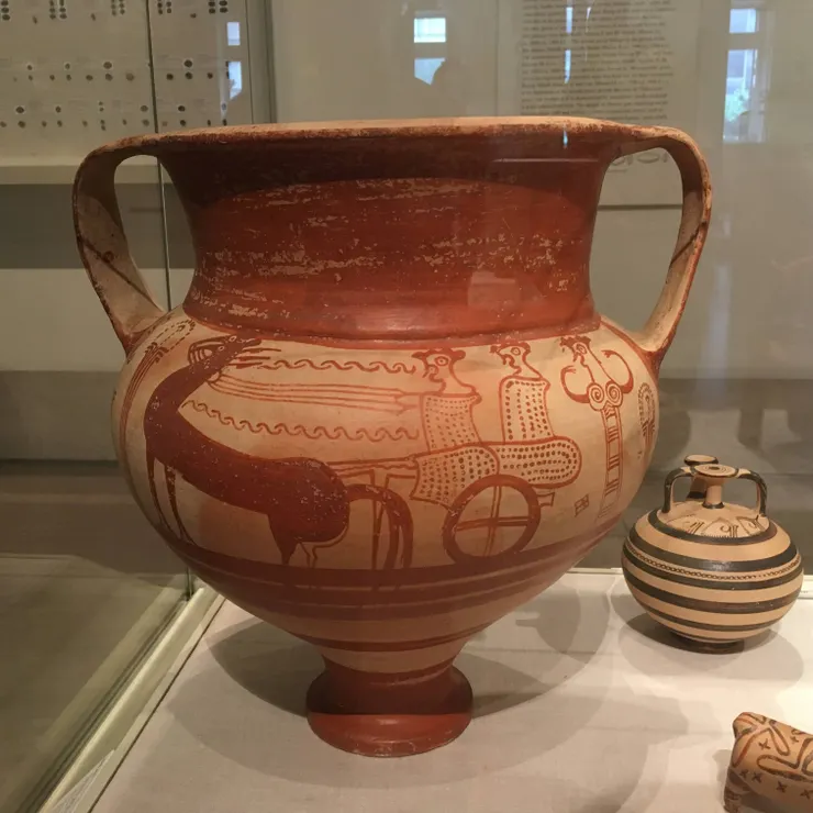 古希臘陶罐，Photo: Zora, The Met , NY. (Jul. 17, 2019.)