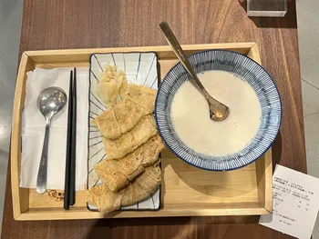 ＜池上豆之間＞煎豆皮+豆花