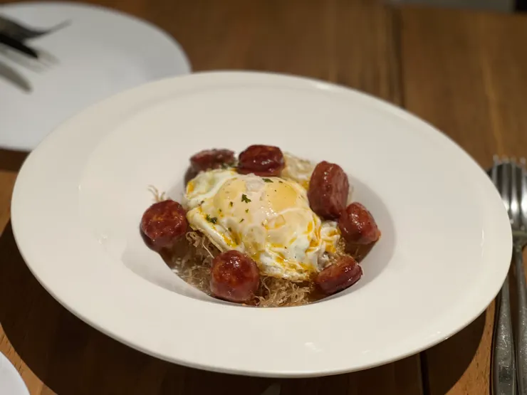 伊比利臘腸流心蛋