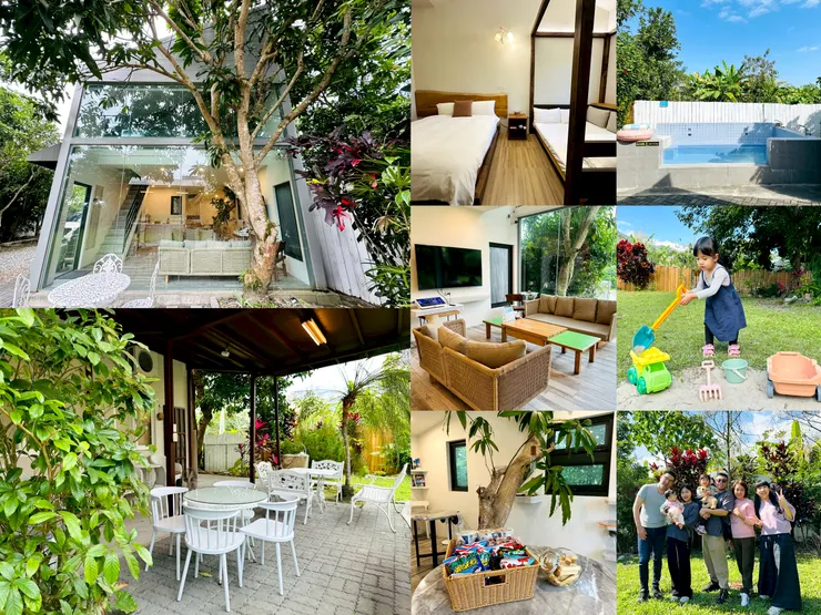 【雲上太陽民宿樹屋館】花蓮包棟親子民宿推薦｜樹屋設計、KTV歡唱、戲水池、豐盛早餐一次滿足