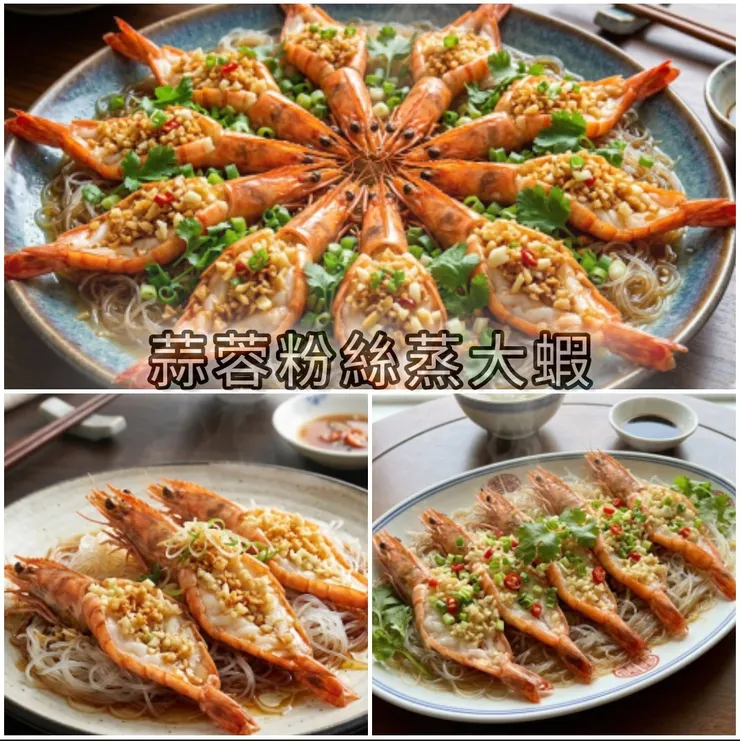 蒜蓉粉絲蒸大蝦