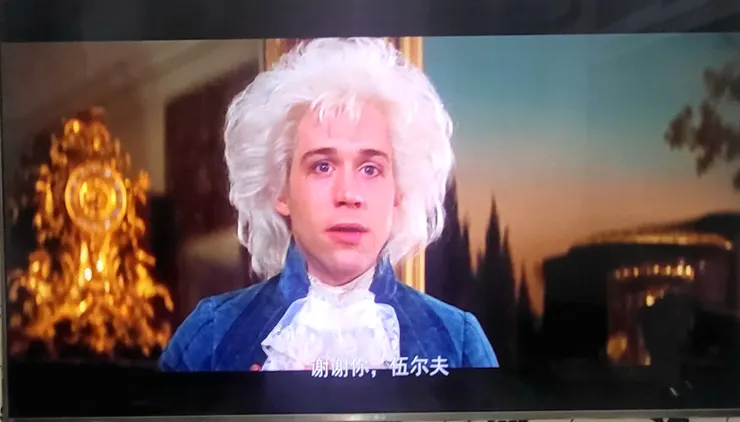 《莫札特傳》（Amadeus, 1984）電影截圖(李建崑攝影)