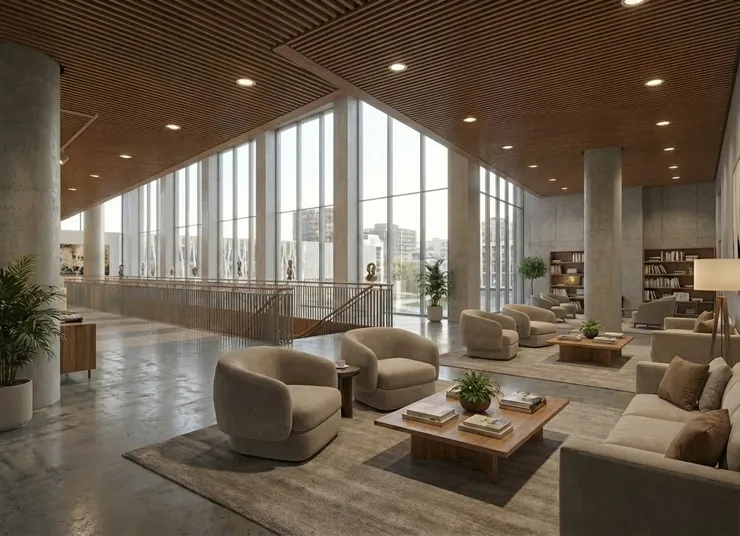 BIM tabanlı AI render iş akışıyla üretilmiş nihai mimari görsel