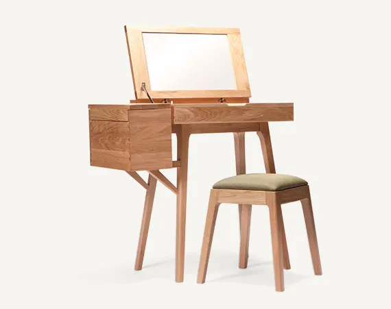 北歐風實木化妝桌