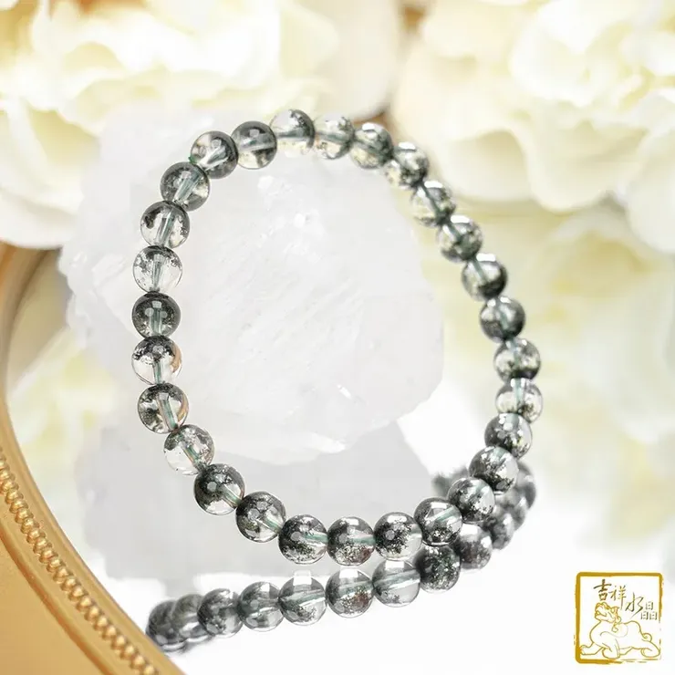 綠幽靈手珠 7mm 旺事業運