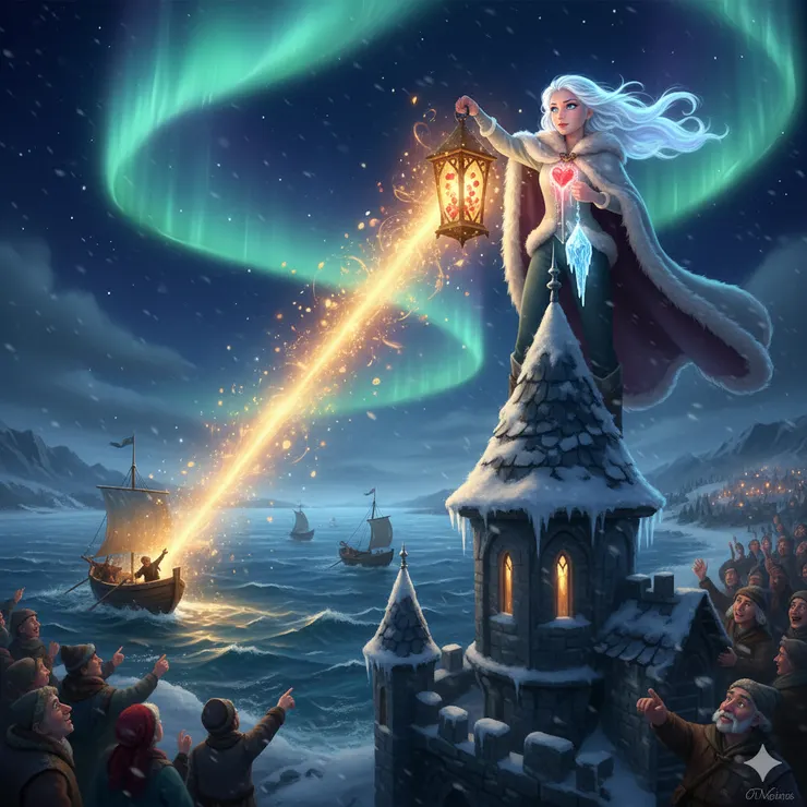 極光下的玻璃心