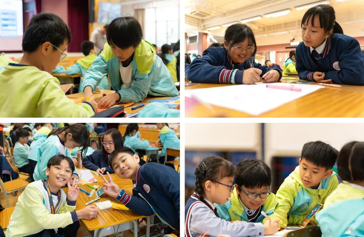 學生以小組形式進行各項體驗活動，經歷獨立思考、溝通妥協下共建知識、態度和技能