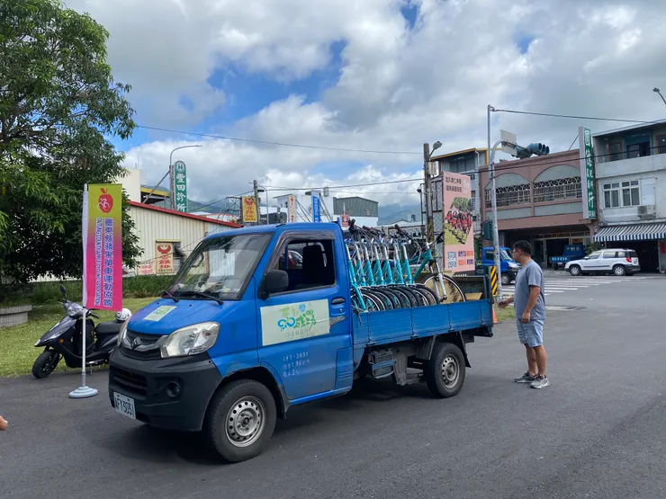 今天的電輔車由在地店家「阿度的店」提供