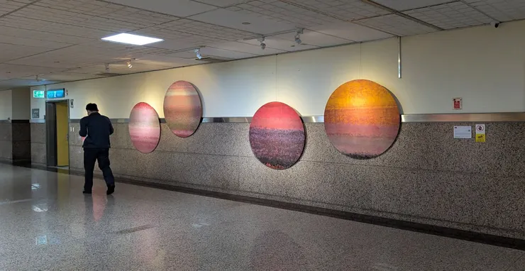 西元2025年1月,虹心球、空間與時間的對話。