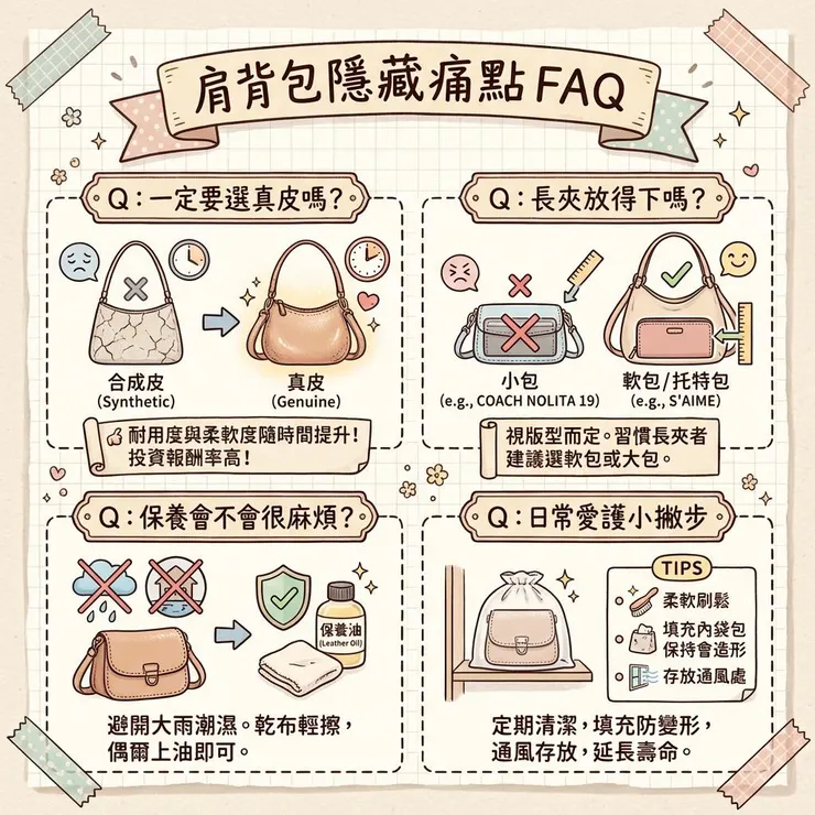 肩背包隱藏痛點