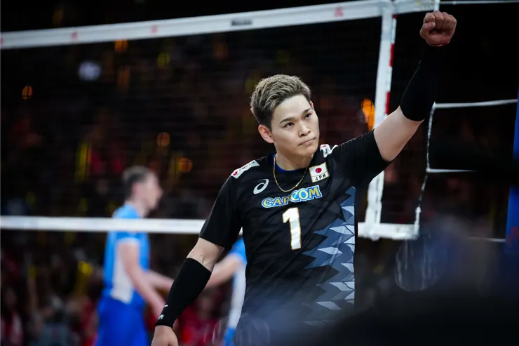 本州大殺四方的西田有志（圖片來源：VNL官方網站）