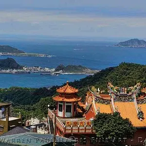 天福宮與漁港相對應（圖片截圖於網路）