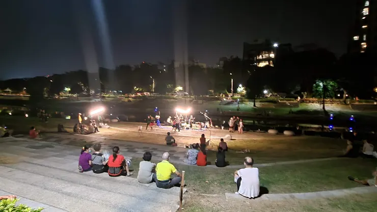 美麗的興大康河(李建崑攝影)