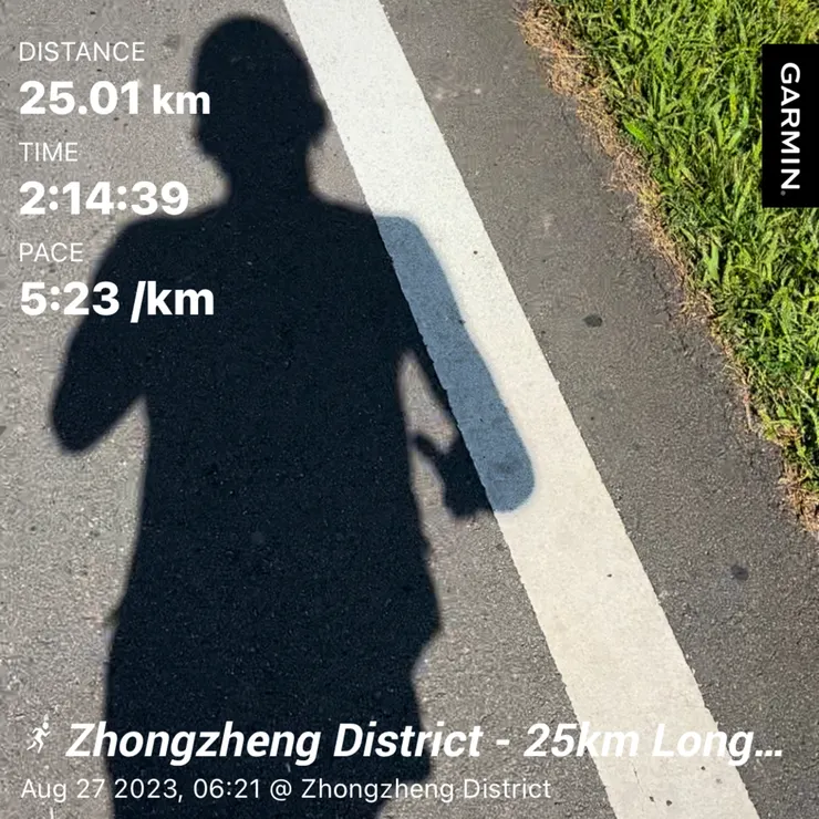 我們都是跟自己賽跑的人，唯影子永遠陪伴自己