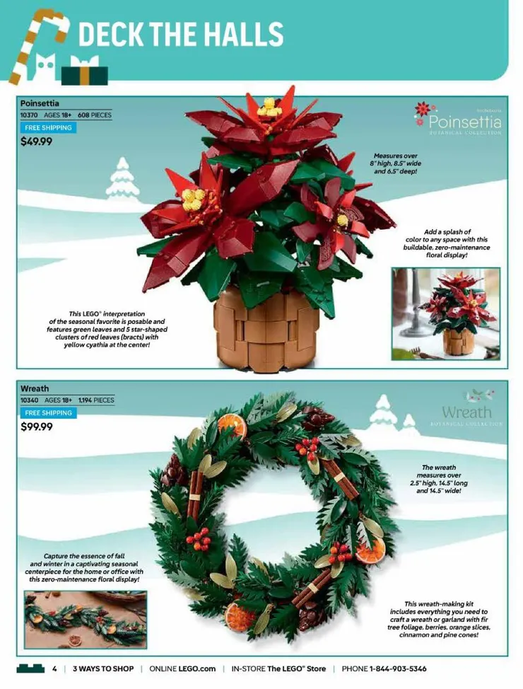 非常適合十二月聖誕月的積木款式。