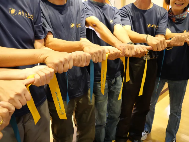 ▲啟動儀式─公私協力共同推動協會成立。