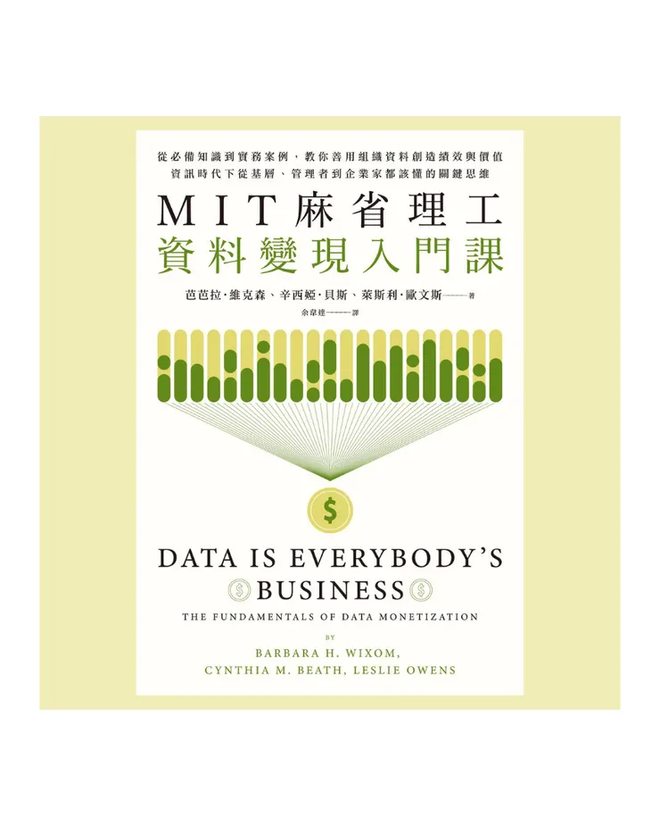 《MIT麻省理工資料變現入門課：從必備知識到實務案例》