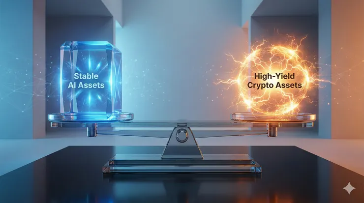 利用 50/50平衡法,讓帳戶在AI趨勢中成長,同時利用波動收割現金。